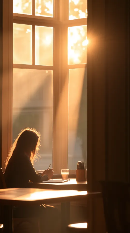 Main tenant un stylo sur un journal